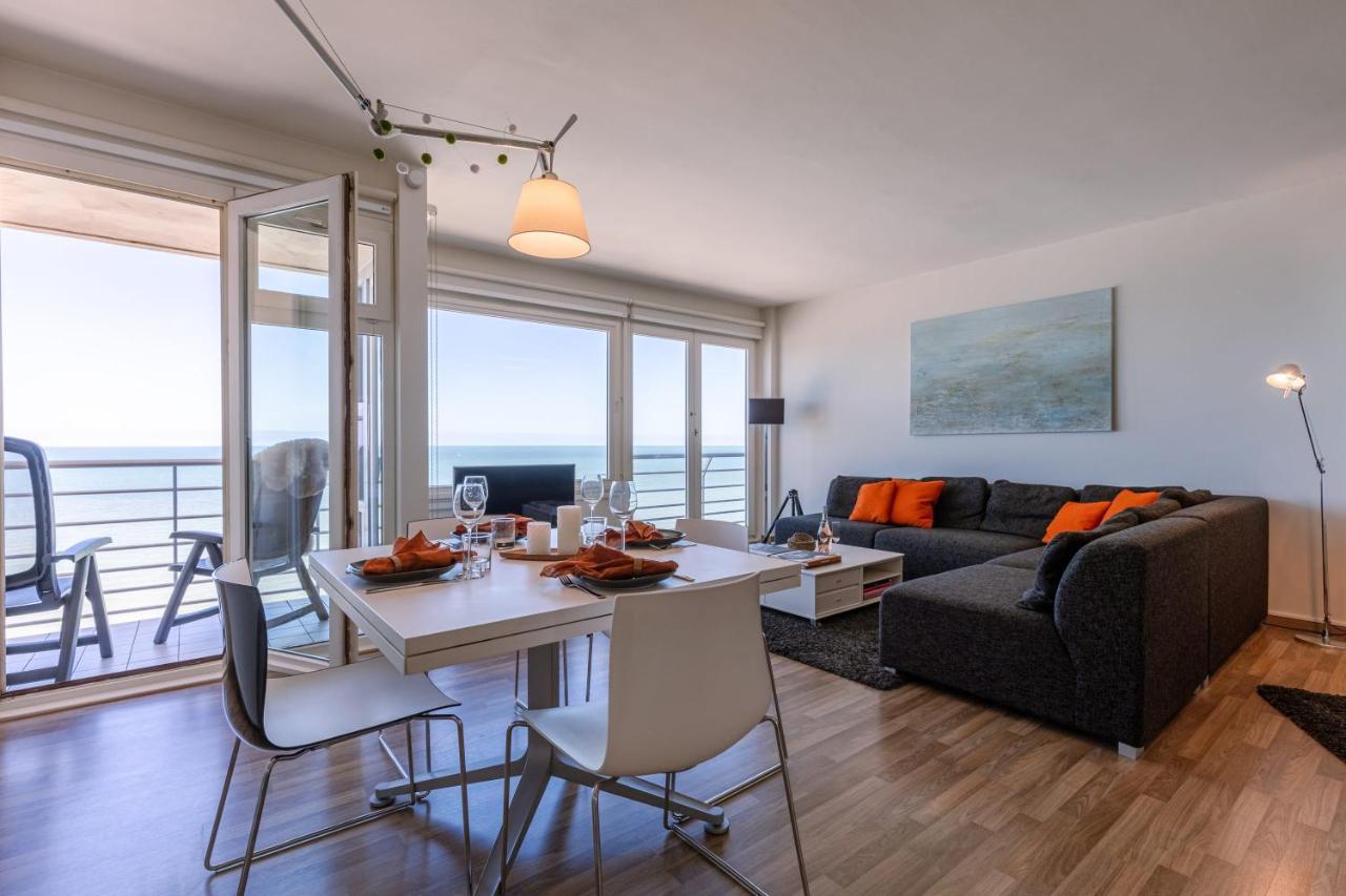 Excellent Southern Furnished Apartment With Beautiful Sea View Nieuwpoort Exteriör bild